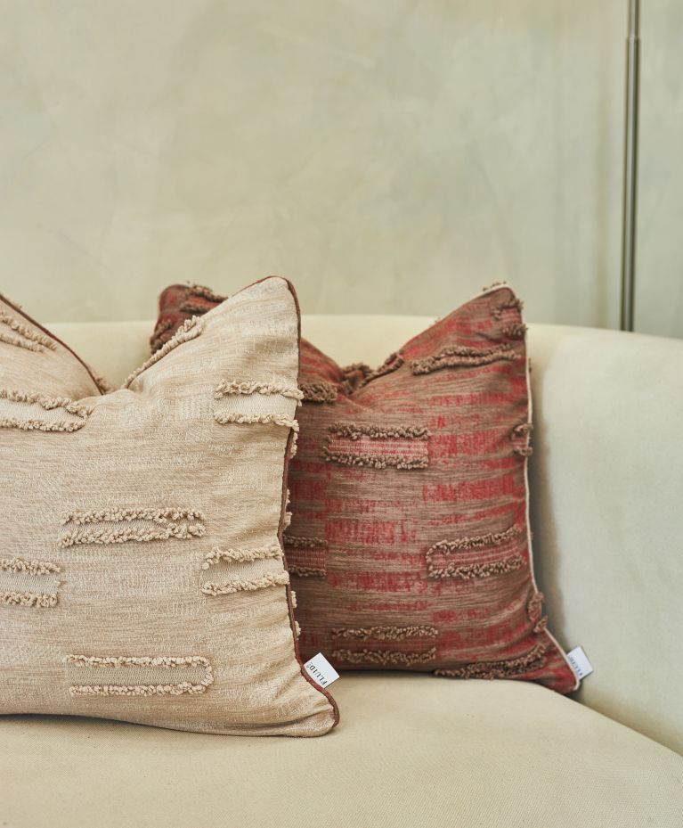 Ystad decorative throw pillow with premium down-alternative filling, soft, stylish, limited edition cushion.